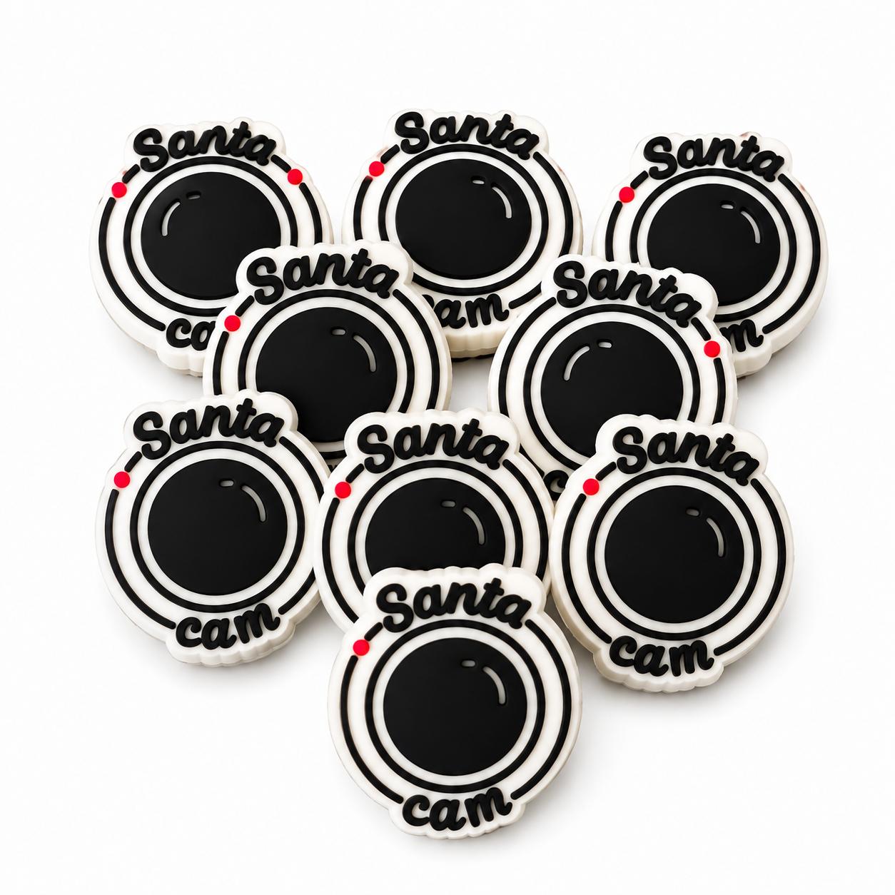 1 Count Focal Bead Santa Cam