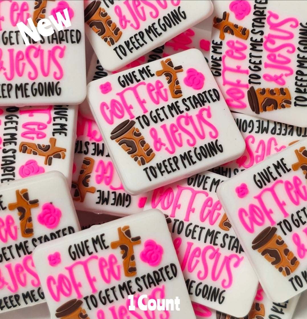 DIY Focal Bead 1 Count Craft Supplies Fall Religious Thanksgiving Silicone Beads