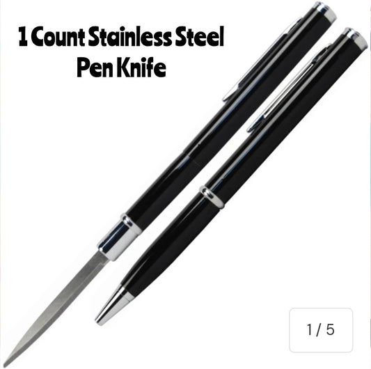 1 Count Self Defense Safety Pen Knife