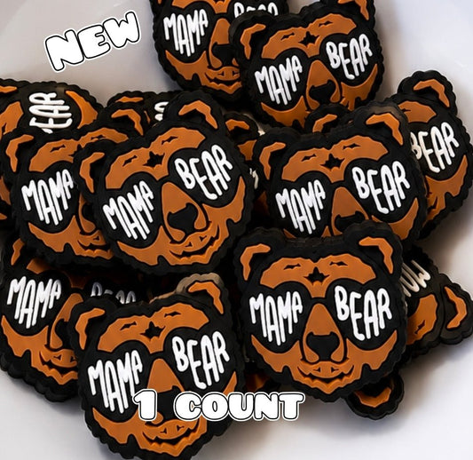 1 Count Focal Bead Mama Bear