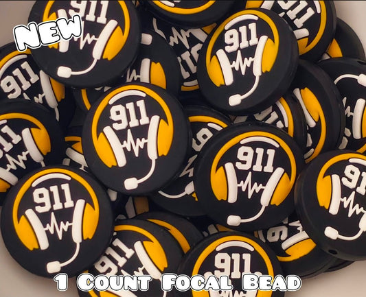 1 Count Focal Bead 911