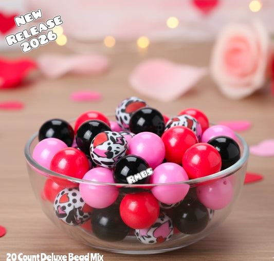 New Cow Hearts Lighting Bolts Mix 20 Count Limited Edition Shop Created Bead Mix