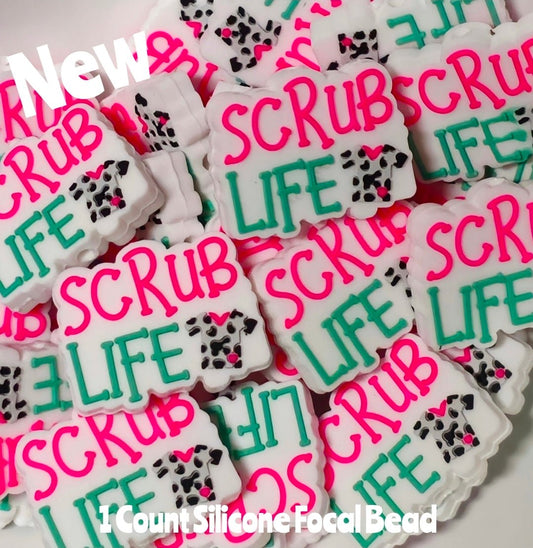 New Medical Scrub Life Focal Beads 1 Count DIY Bead Supplies