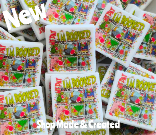 New Shop Made 1 Count Printed Silicone Focal Bead