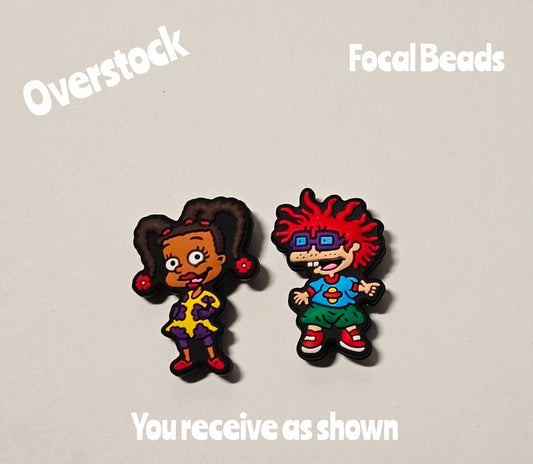 Overstock 2 Count Focal Bead Set As Shown