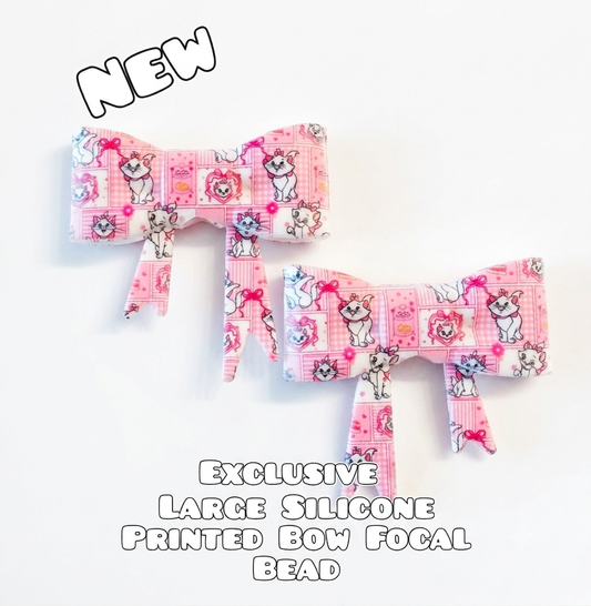 1 Count New Release Silicone Focal Bead Bow Exclusive