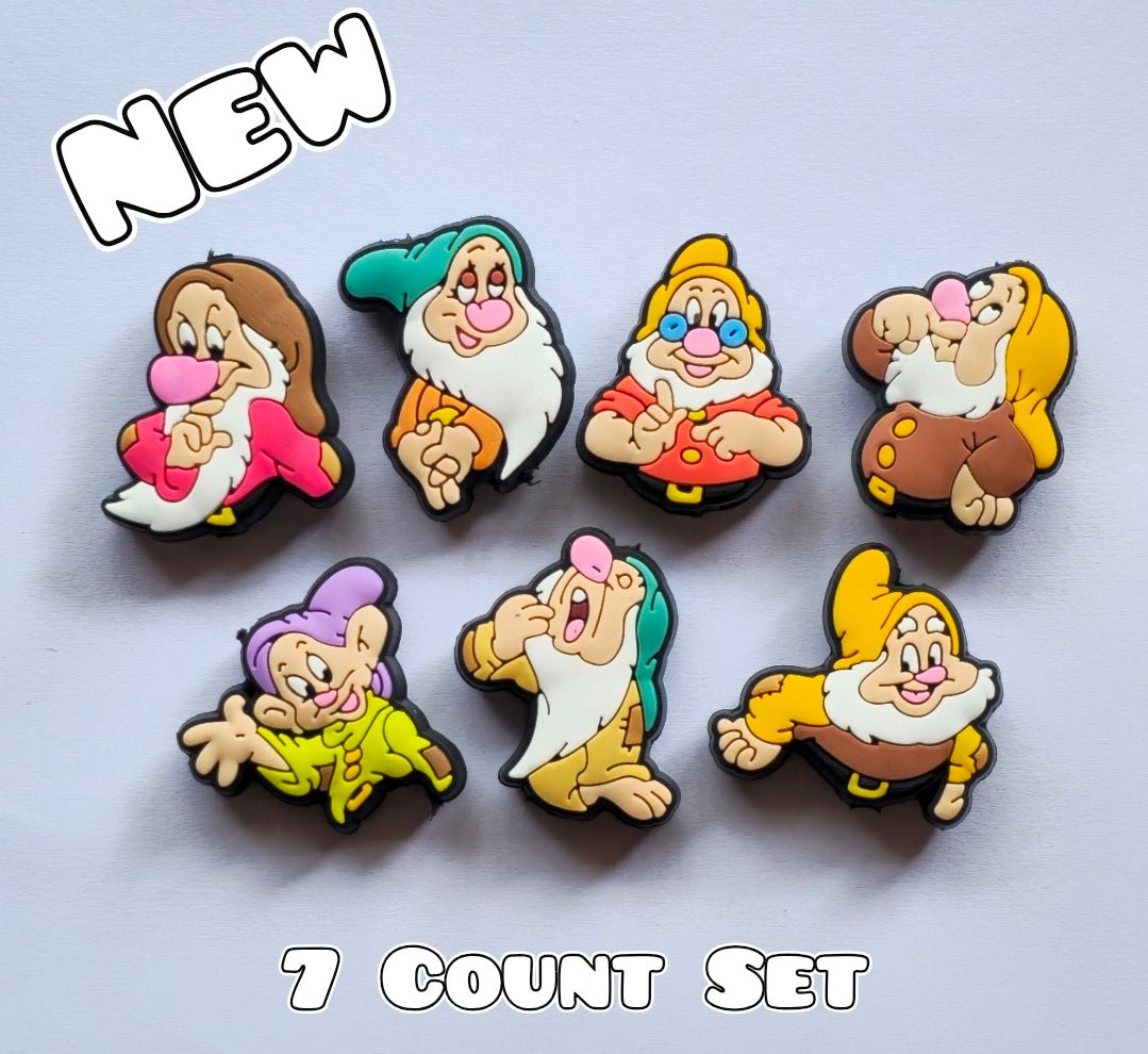New 7 Count Focal Bead Set Character 7 Dwarfs