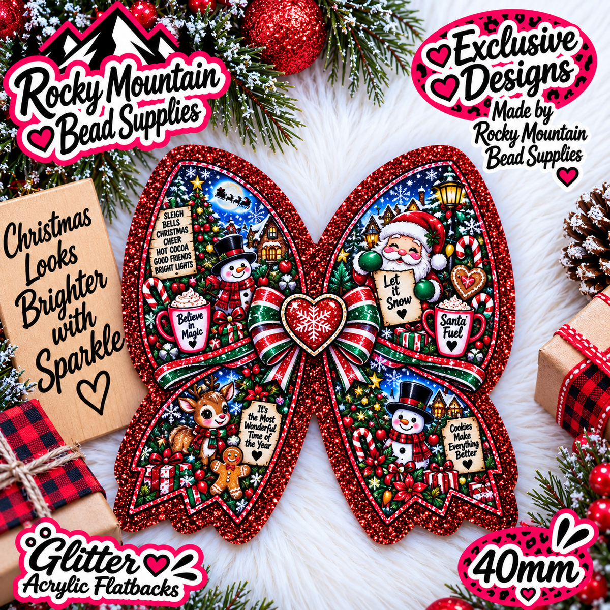 Shop Exclusive 1 Count Custom Exclusive Glitter