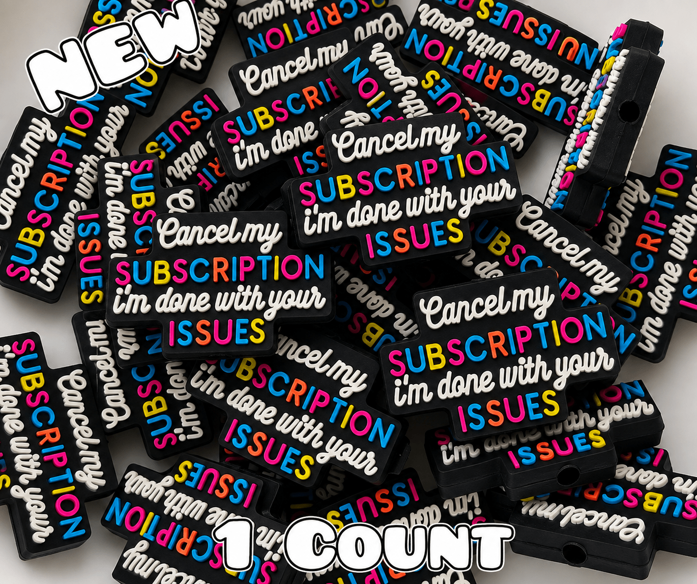 New 1 Count Focal Bead Cancel My Subscription