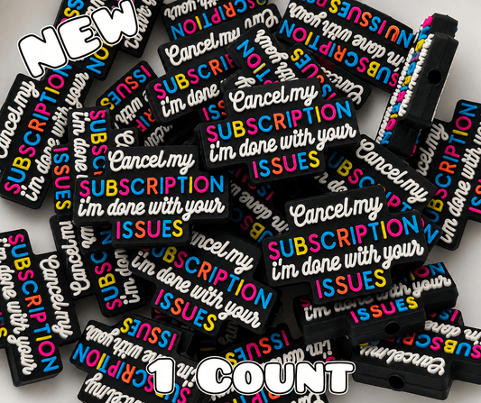 New 1 Count Focal Bead Cancel My Subscription