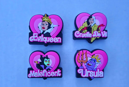 New 4 piece evil queens focal bead set you receive 1 of each
