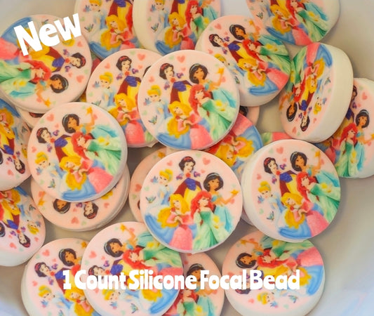 New Princess Focal Beads 1 Count DIY Bead Supplies