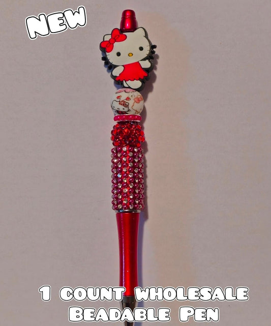 Wholesale 1 Count Beadable Pens Hello Kitty
