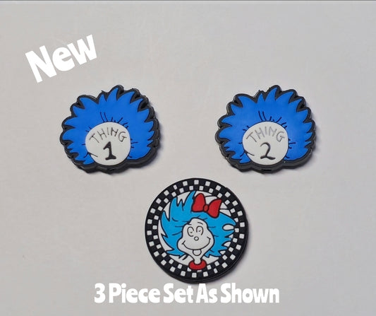 NEW Character DIY Focal Bead 3 Count Craft Supplies