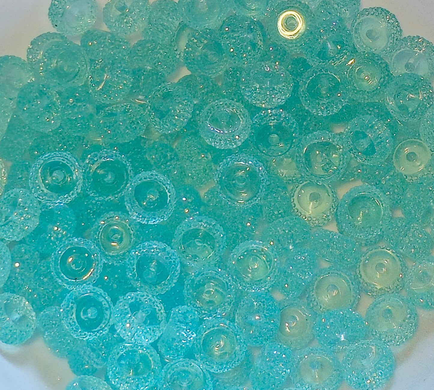 5 Count 12MM Acrylic Spacer Beads Craft Supplies 10 color options