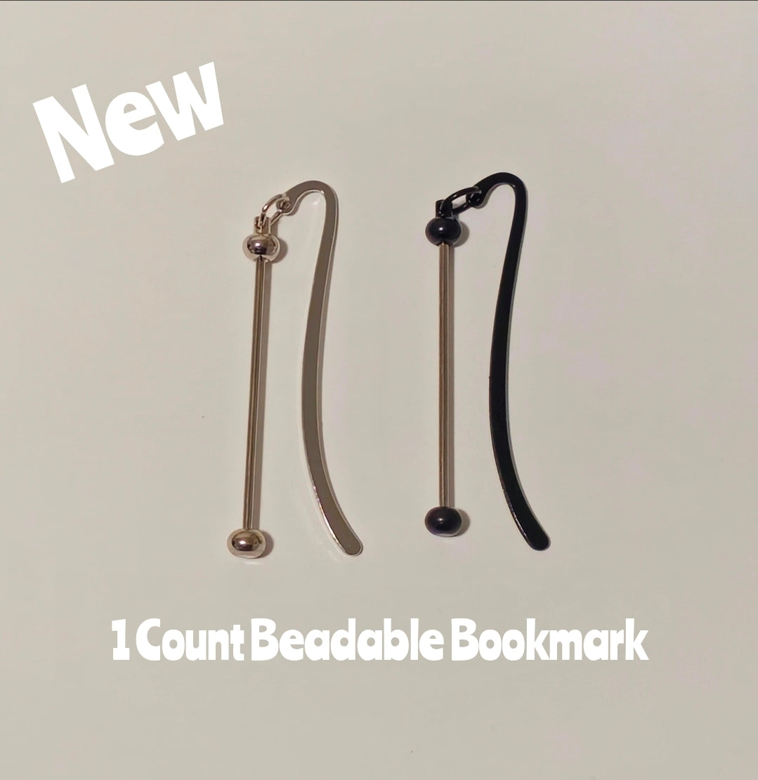 New 1 Count Beadable Bookmarks