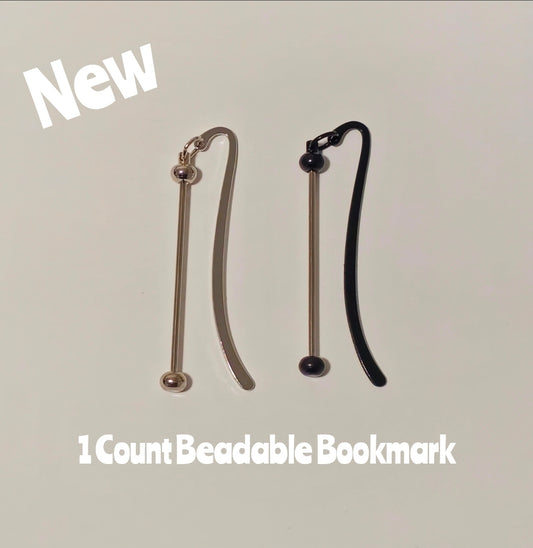 New 1 Count Beadable Bookmarks