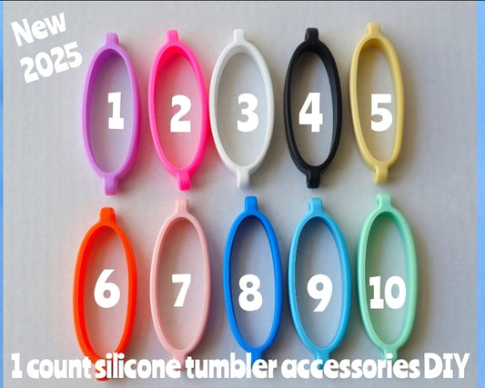 1 count silicone cup tumbler accessories blank 20oz to 40oz fit