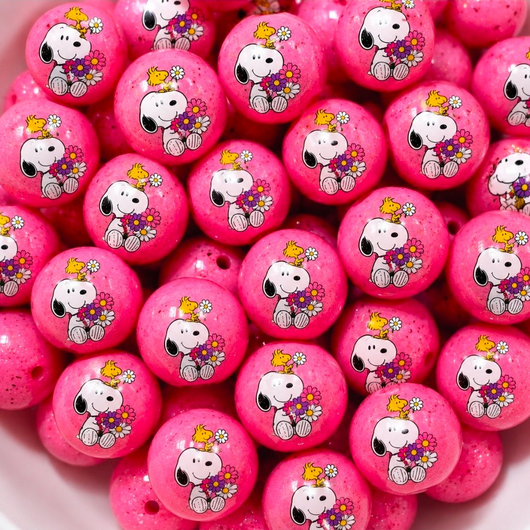 1 Count New Release Silicone Focal Bead Bow Exclusive Snoopy 3 options